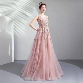 Evening Dress, Feminine, Celebrity Annual Meeting, French Light Luxury Banquet