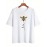 Bee Kind Belief Print Crew Neck T-shirt - Casual Loose Short Sleeve Summer Top for Women