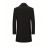 Men's Single Breasted Trench Coat, Casual Elegant Lapel Wool Blend Overcoat For Fall Winter