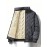 Men's Fleece Lined Padded Jacket, Men Casual Padded Coat Windbreaker Zipper Pocket Stand Collar For Men Winter